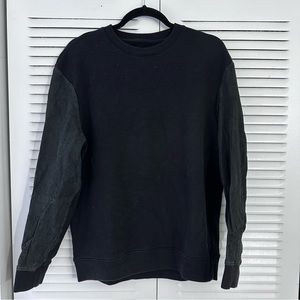 Men’s Allsaints Suede Crewneck Size M